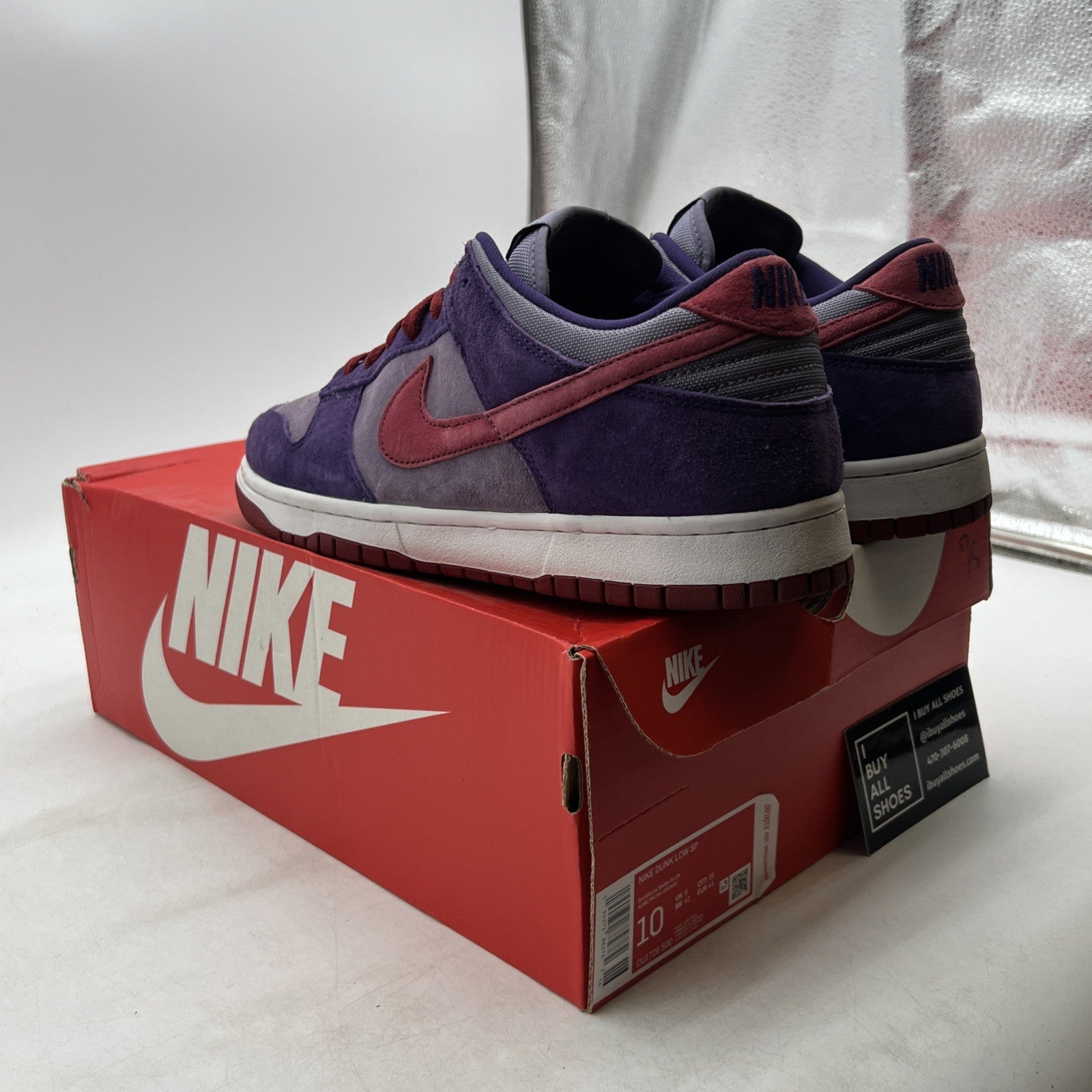 Size 10 - Nike Dunk Retro Vol. 1 SP 2020 Low Plum (CU1726-500)