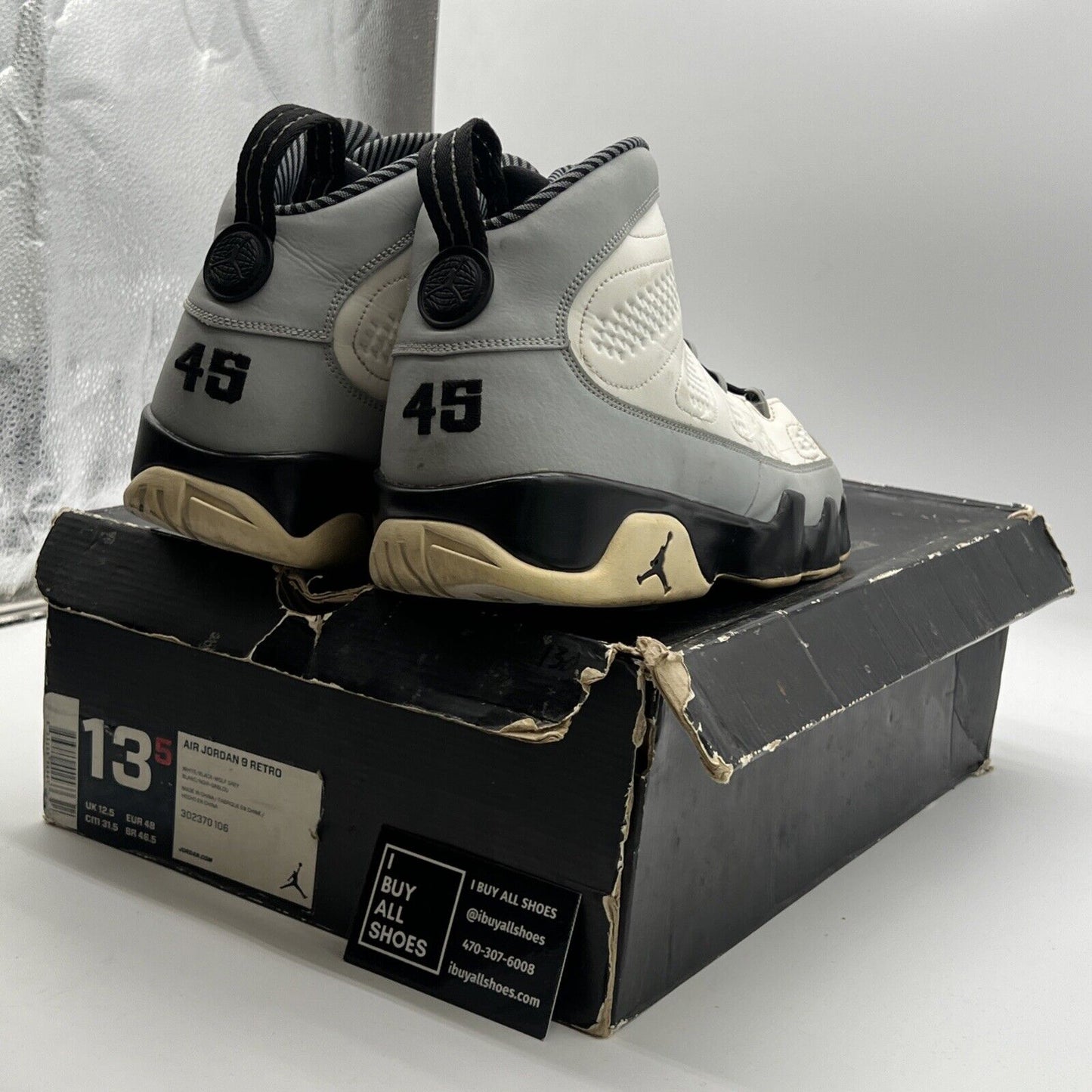 Size 13.5 - Air Jordan 9 Retro Barons (302370-106)