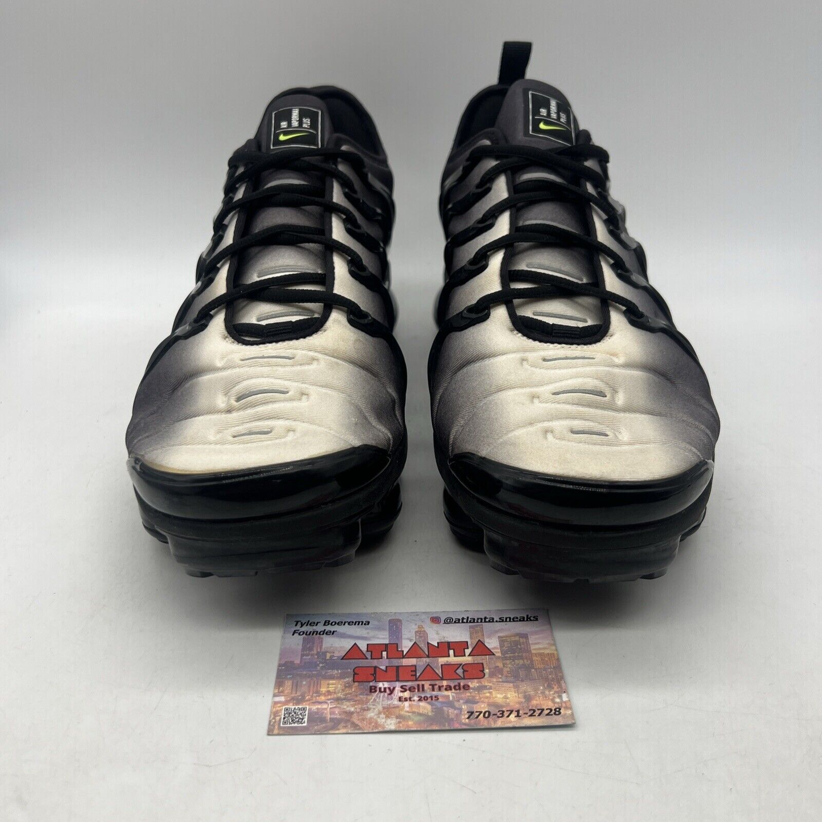 Size 12 - Nike Air VaporMax Plus Neon 95 White Black Green (924453-009)