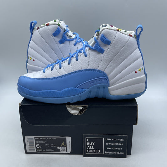 Size 6Y (GS) - Air Jordan 12 Retro Mid Emoji (DQ4365-114)