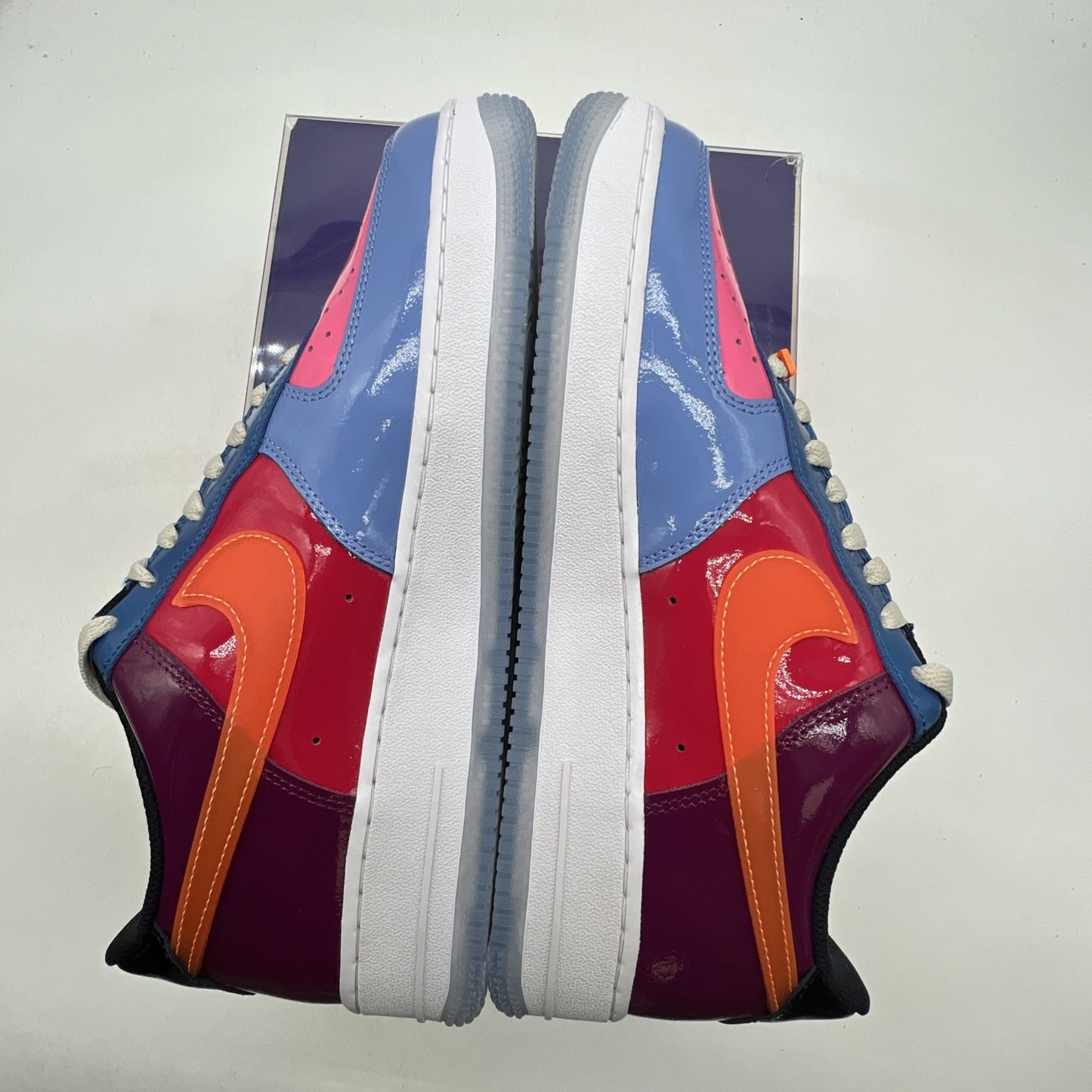 Size 10 - Nike Undefeated x Air Force 1 Low Total Orange (DV5255-400).