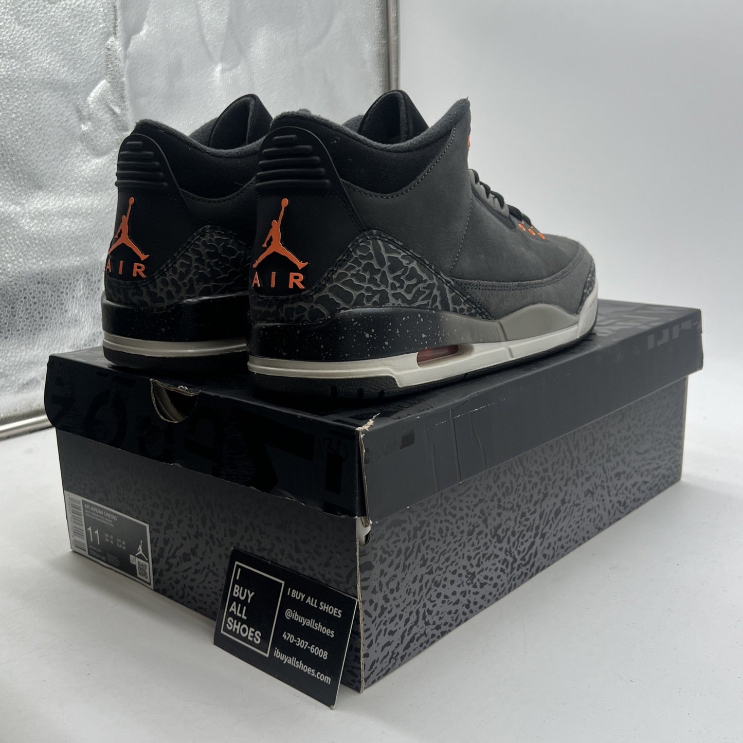 Size 11 - Air Jordan 3 Retro 2023 Mid Fear (CT8532-080)
