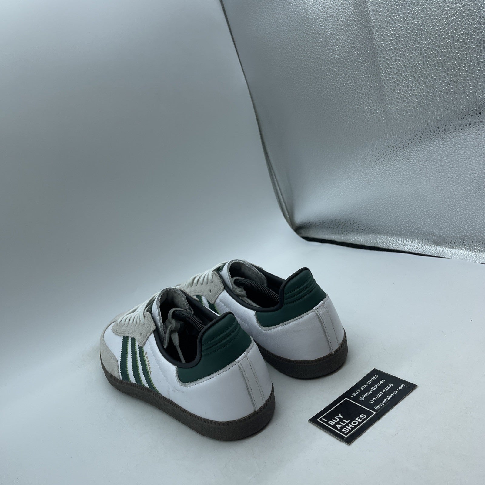 Size 14 - adidas Samba ADV White College Green (GY6940)