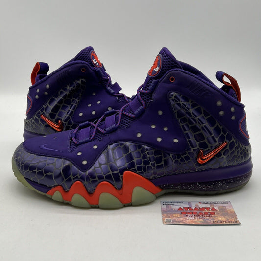 Size 13 - Nike Barkley Posite Max Phoenix Suns Orange White Suede (554097-581)