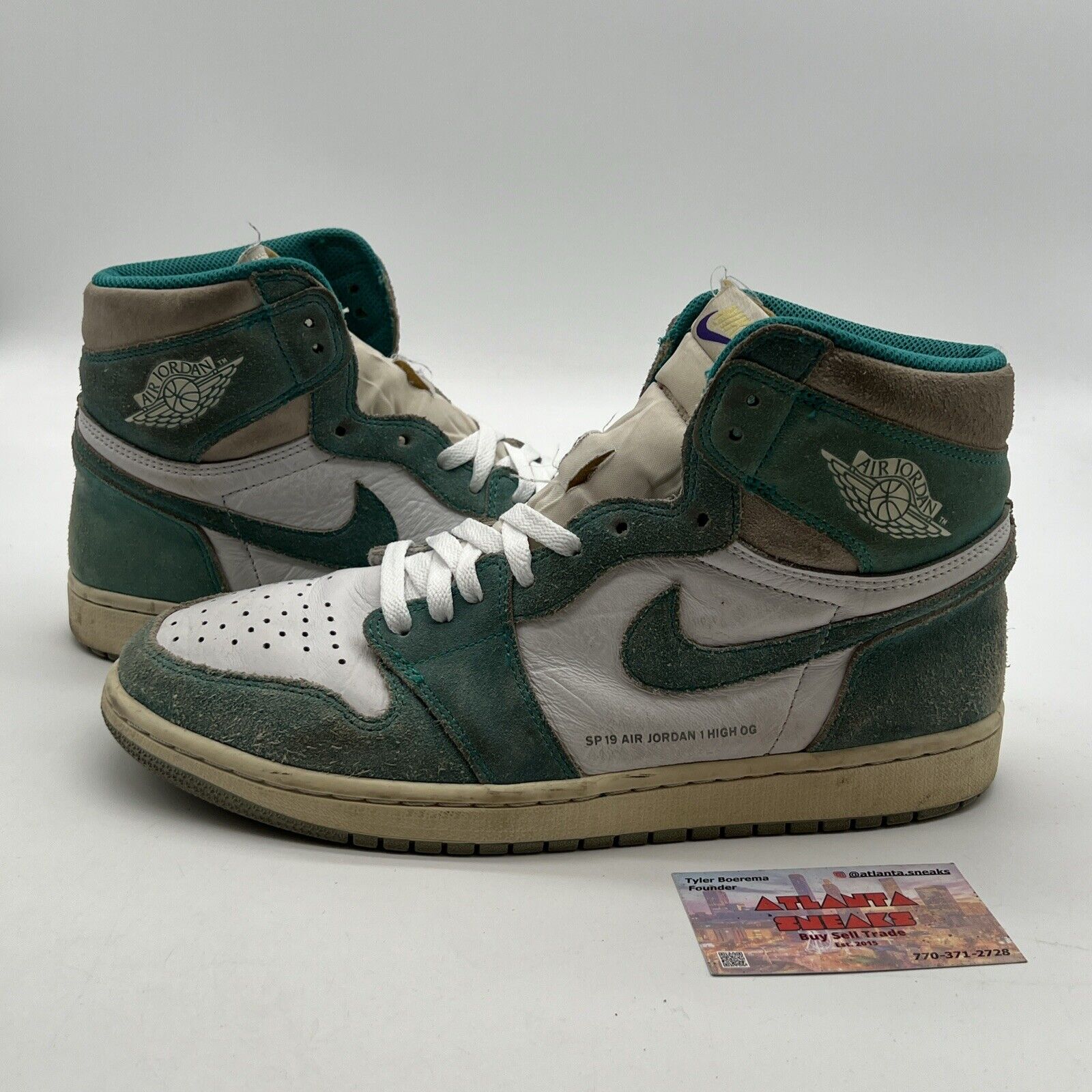 Size 11 - Air Jordan 1 Retro OG High Turbo Green (555088-311)