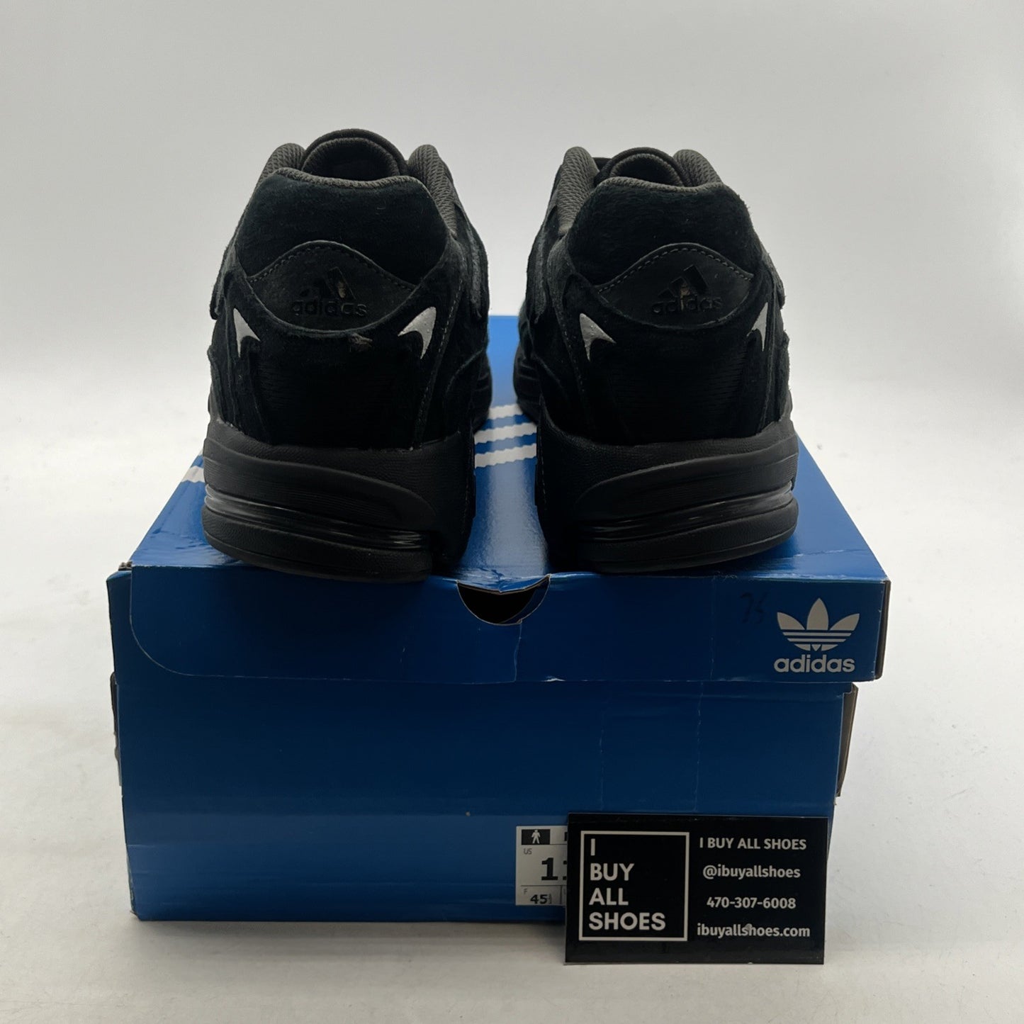 Size 11 - Adidas Black/Carbon Grey Suede Rare Retro Response CL - (ID0355)