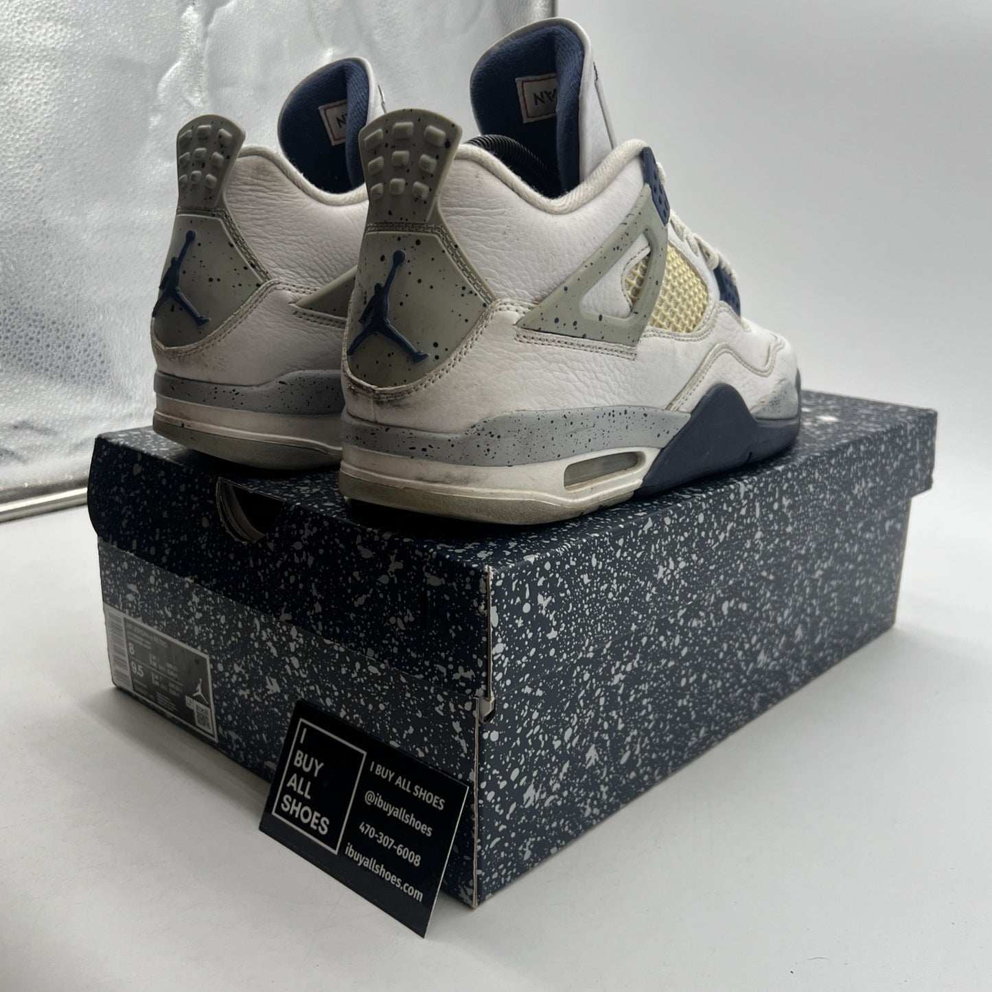 Size 8 - Air Jordan 4 Retro Mid Midnight Navy (DH6927-140)