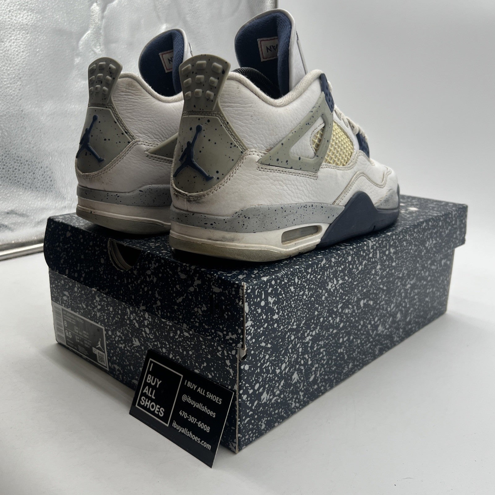 Size 8 - Air Jordan 4 Retro Mid Midnight Navy (DH6927-140)