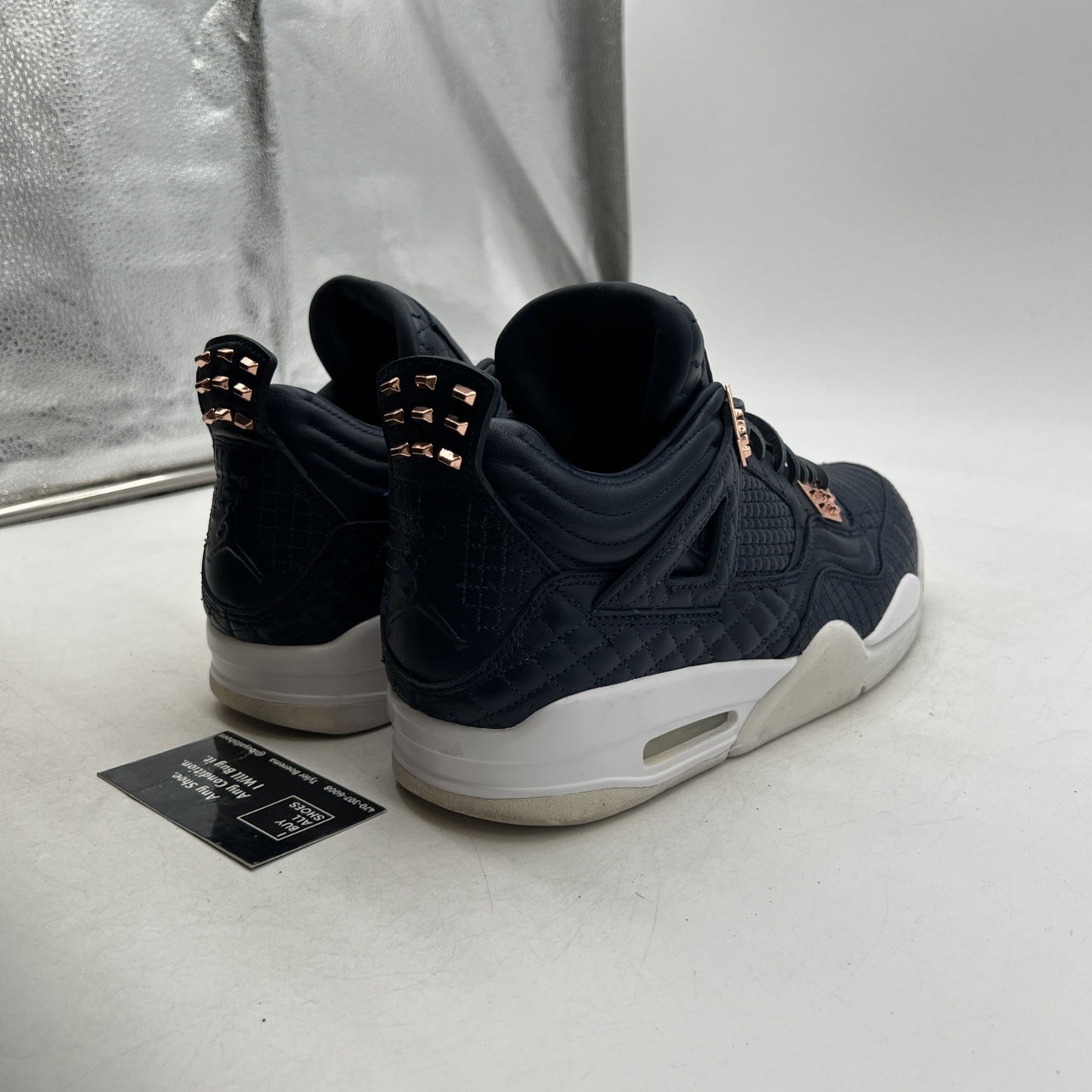 Size 11 - Air Jordan 4 Retro Premium Obsidian (819139-402)