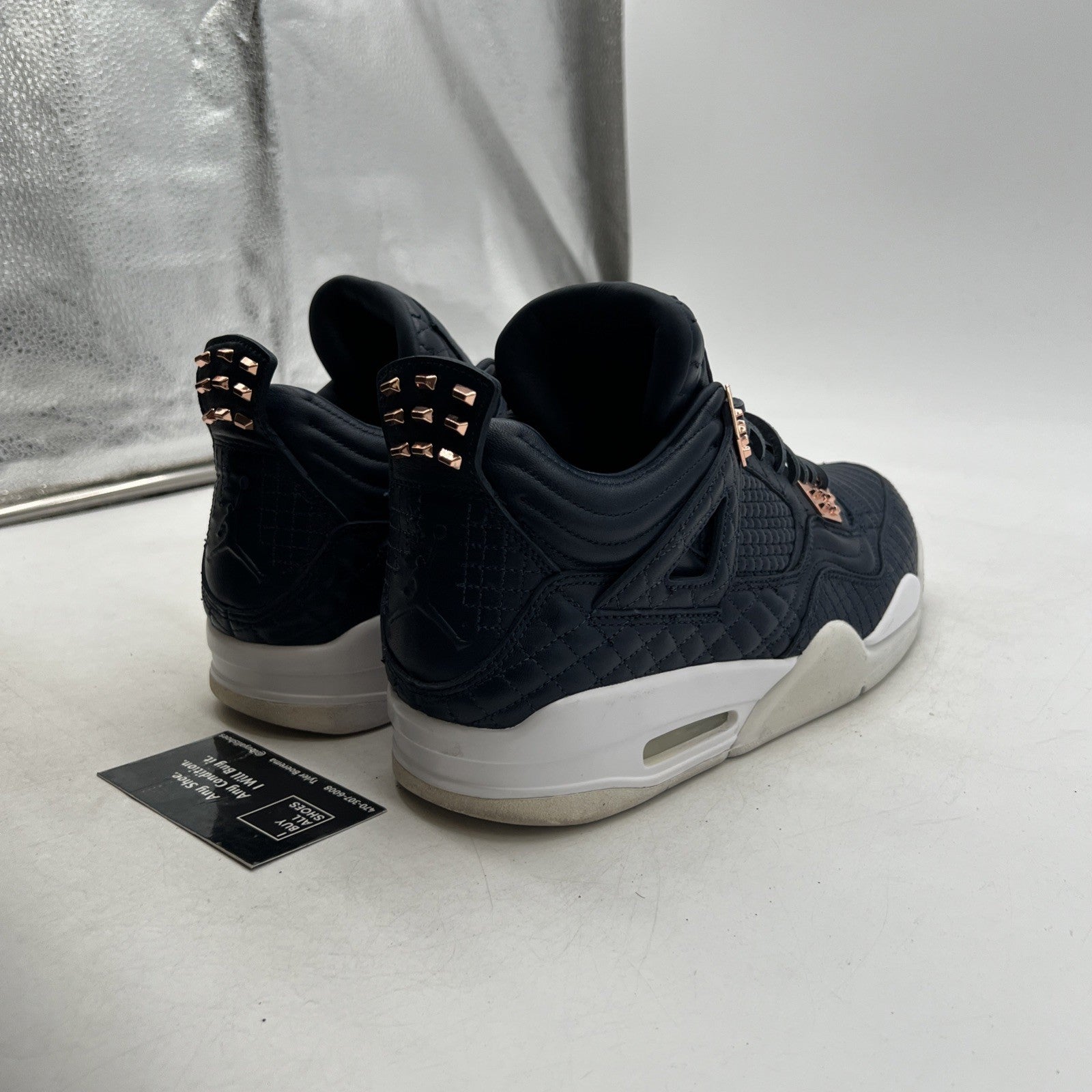 Size 11 - Air Jordan 4 Retro Premium Obsidian (819139-402)