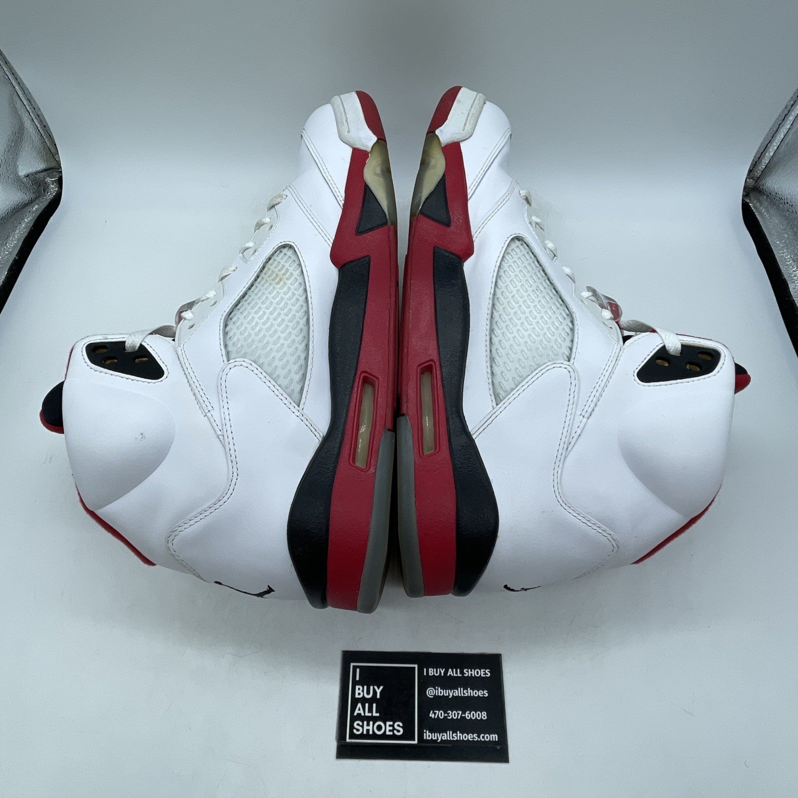 Size 13 - Air Jordan 5 Retro 2016 Low Fire Red (136027-120)