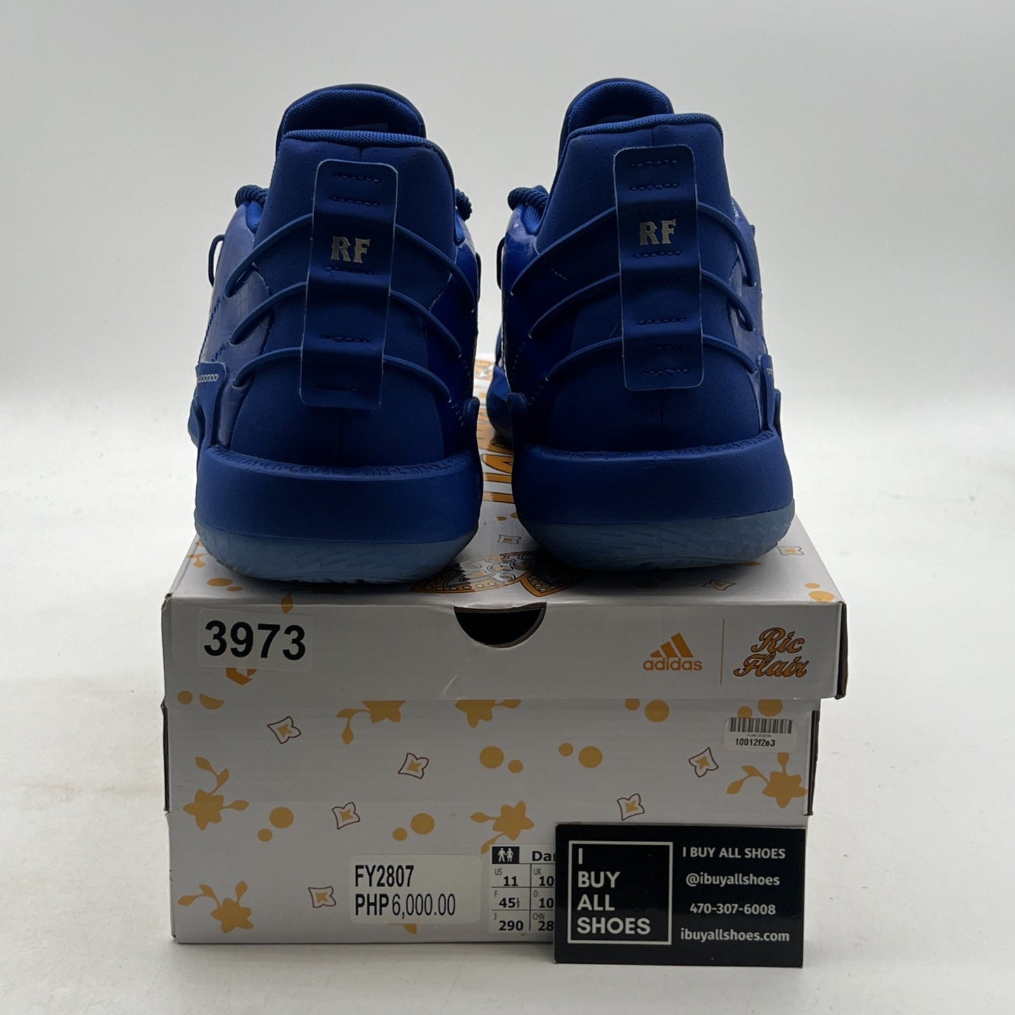 Size 11 - adidas Ric Flair x Dame 7 Royal Blue (FY2807)