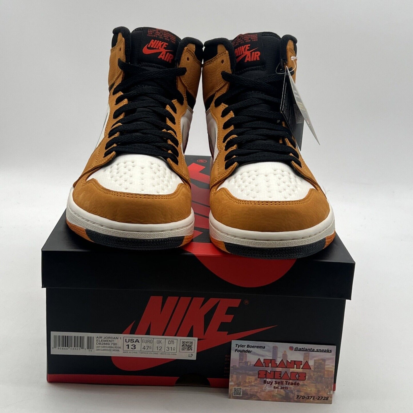 Size 13 - Air Jordan 1 Element GORE-TEX High Light Curry (DB2889-700)