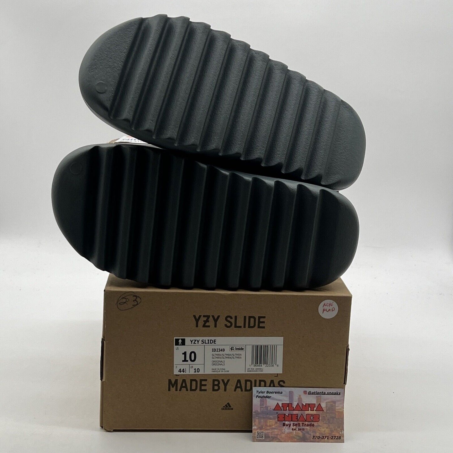 Size 10 - Adidas Yeezy Slide Slate Marine (ID2349)