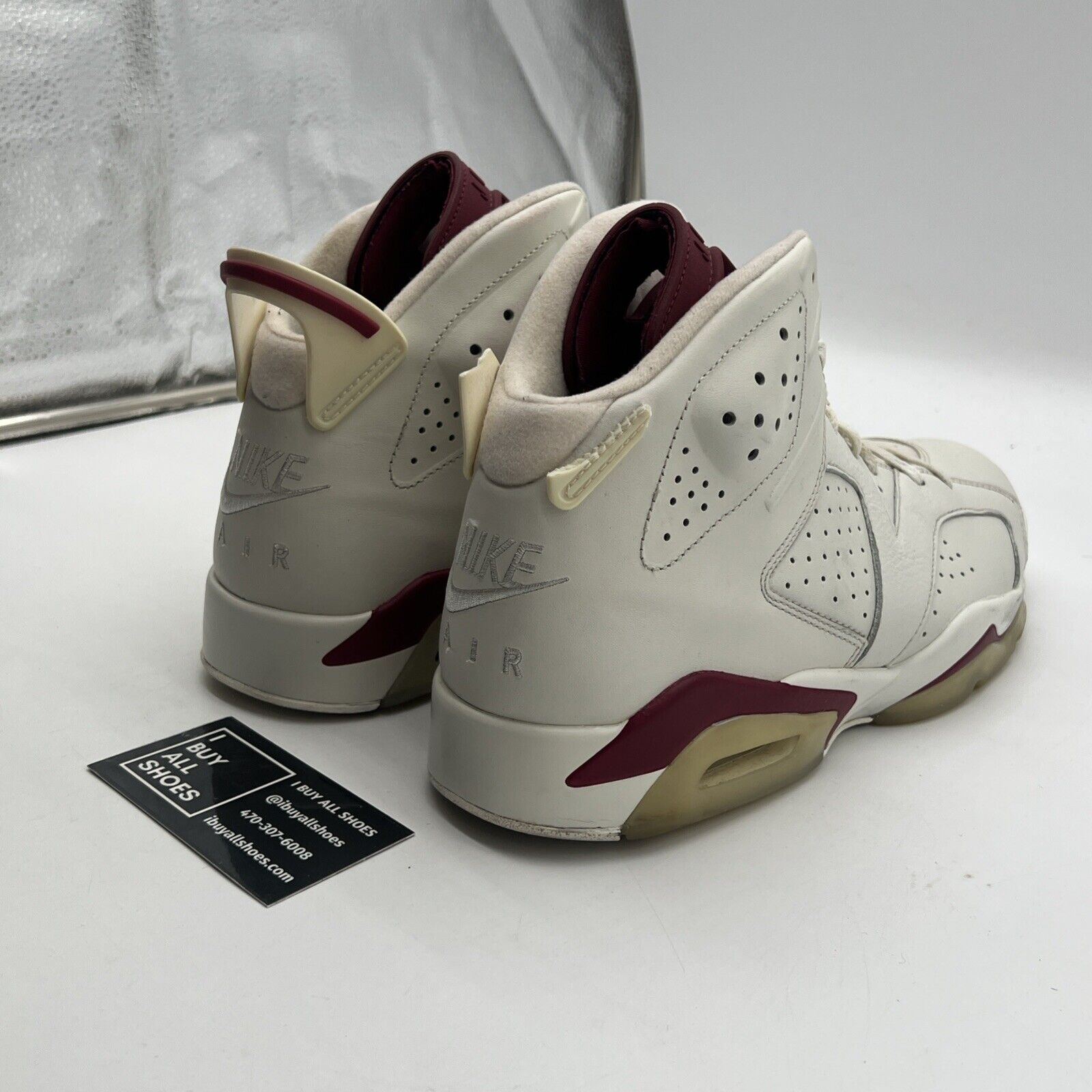 Size 11 - Air Jordan 6 Retro 2015 Maroon (384664-116)