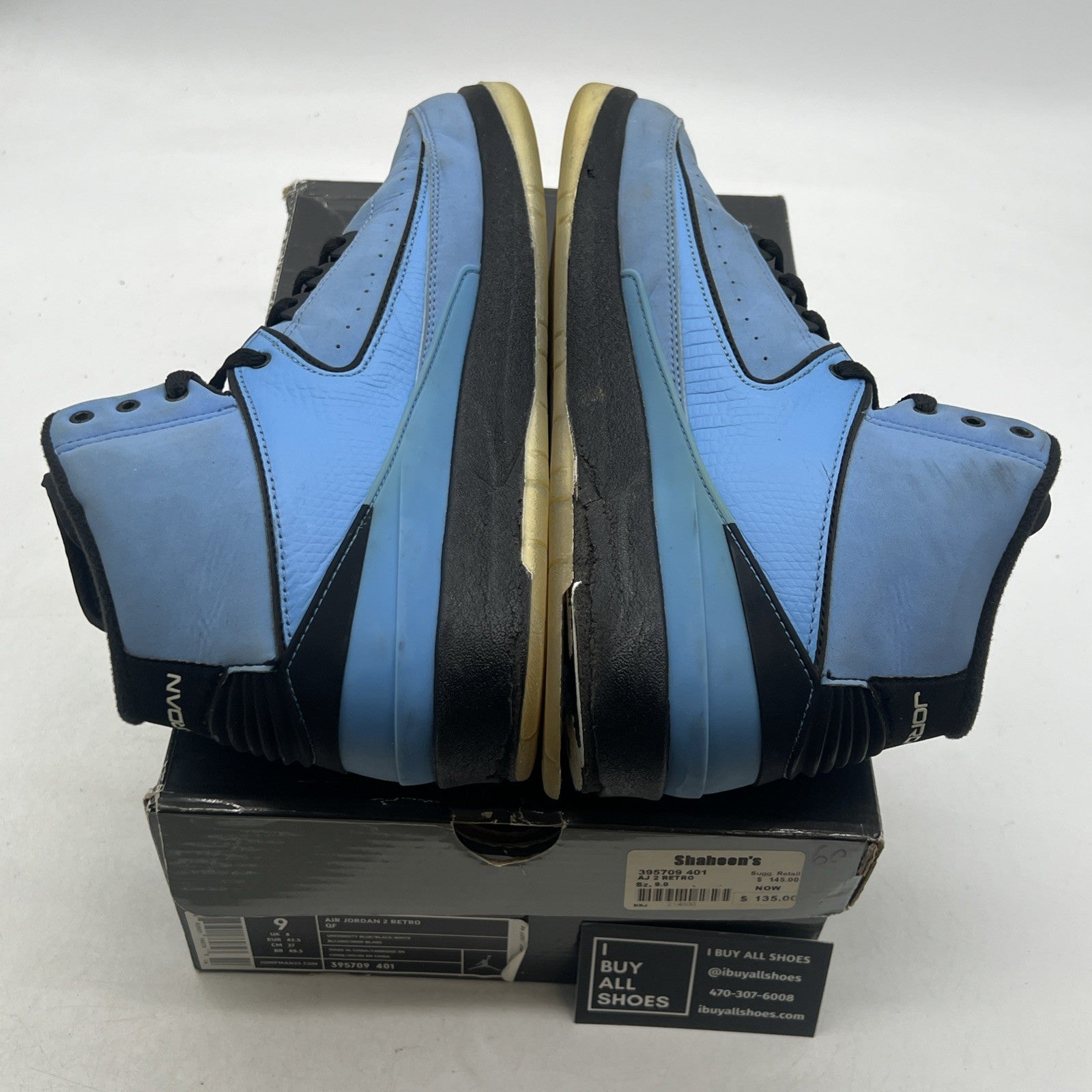 Size 9 - Air Jordan 2 Retro QF University Blue (395709-401)