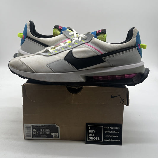 Size 15 - Nike Air Max Pre-Day White Pure Platinum Volt (DZ4399-100)