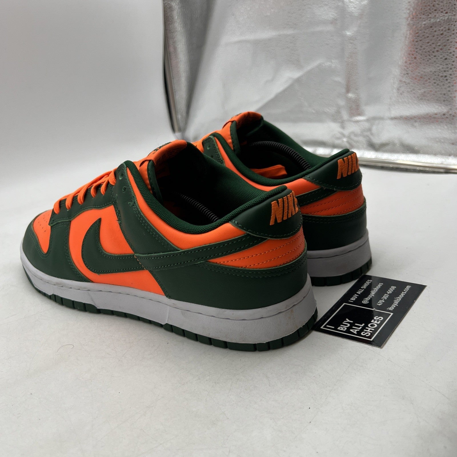 Size 13 - Nike Dunk Low Miami Hurricanes (DD1391-300)