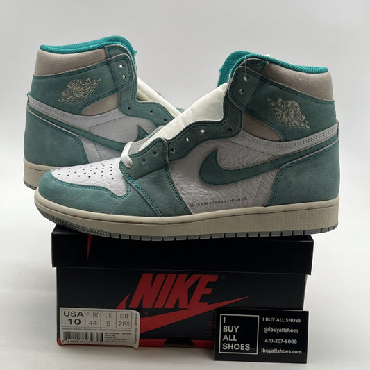 Size 10 - Air Jordan 1 Retro OG High Turbo Green (555088-311)