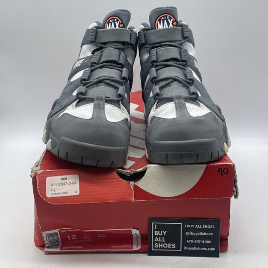 Size 12 - Nike Air Max 2 CB 94 2015 Cool Grey White Suede Leather (305440-005)