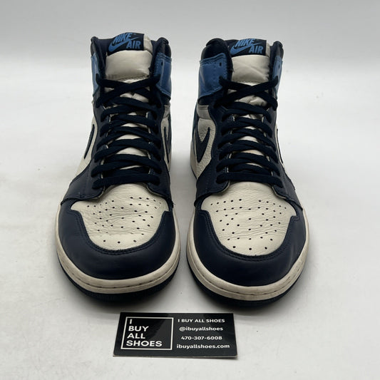 Size 13 - Air Jordan 1 Retro OG High Obsidian UNC 2019 (555088-140)
