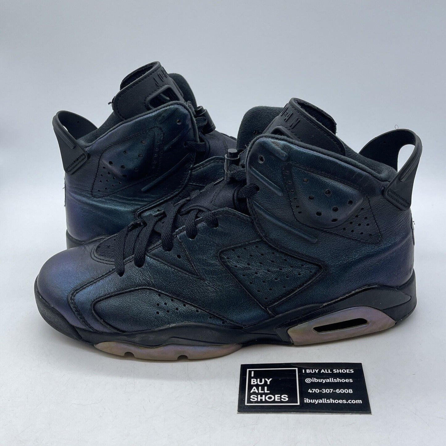 Size 11.5 - Air Jordan 6 Retro All Star Chameleon Blue Purple (907961-015)