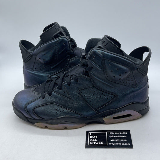 Size 11.5 - Air Jordan 6 Retro All Star Chameleon Blue Purple (907961-015)