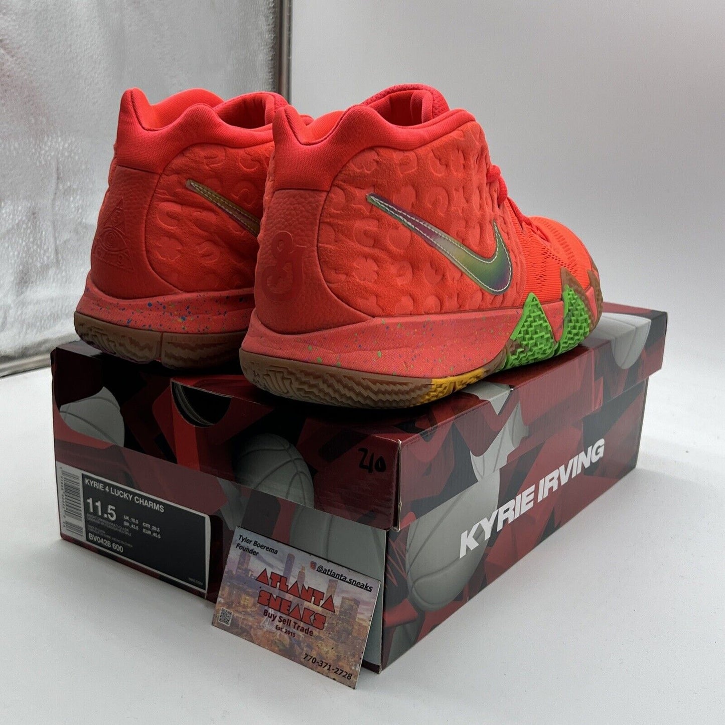 Size 11.5 - Nike Kyrie 4 Lucky Charms (BV0428-600)