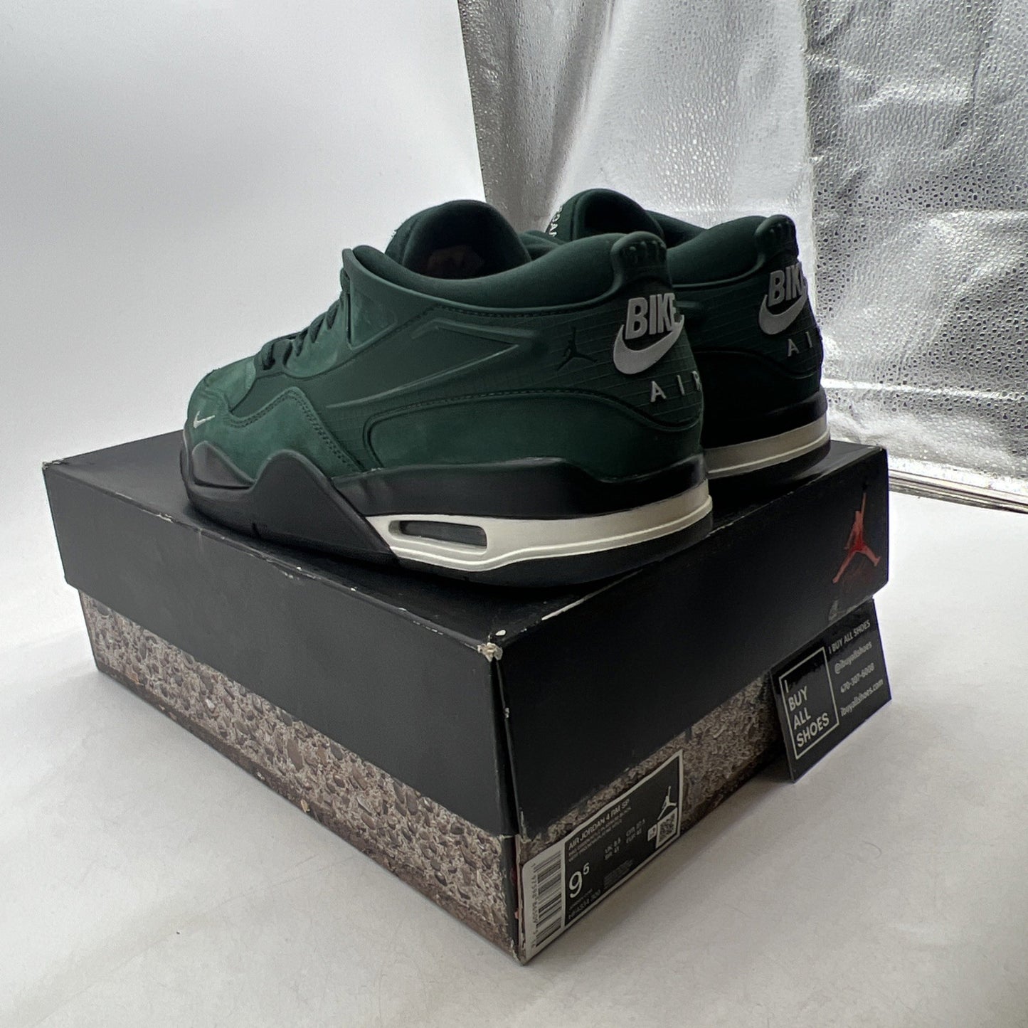 Size 9.5 - Nigel Sylvester x Air Jordan 4 RM SP Fence Green (HF4334-300)