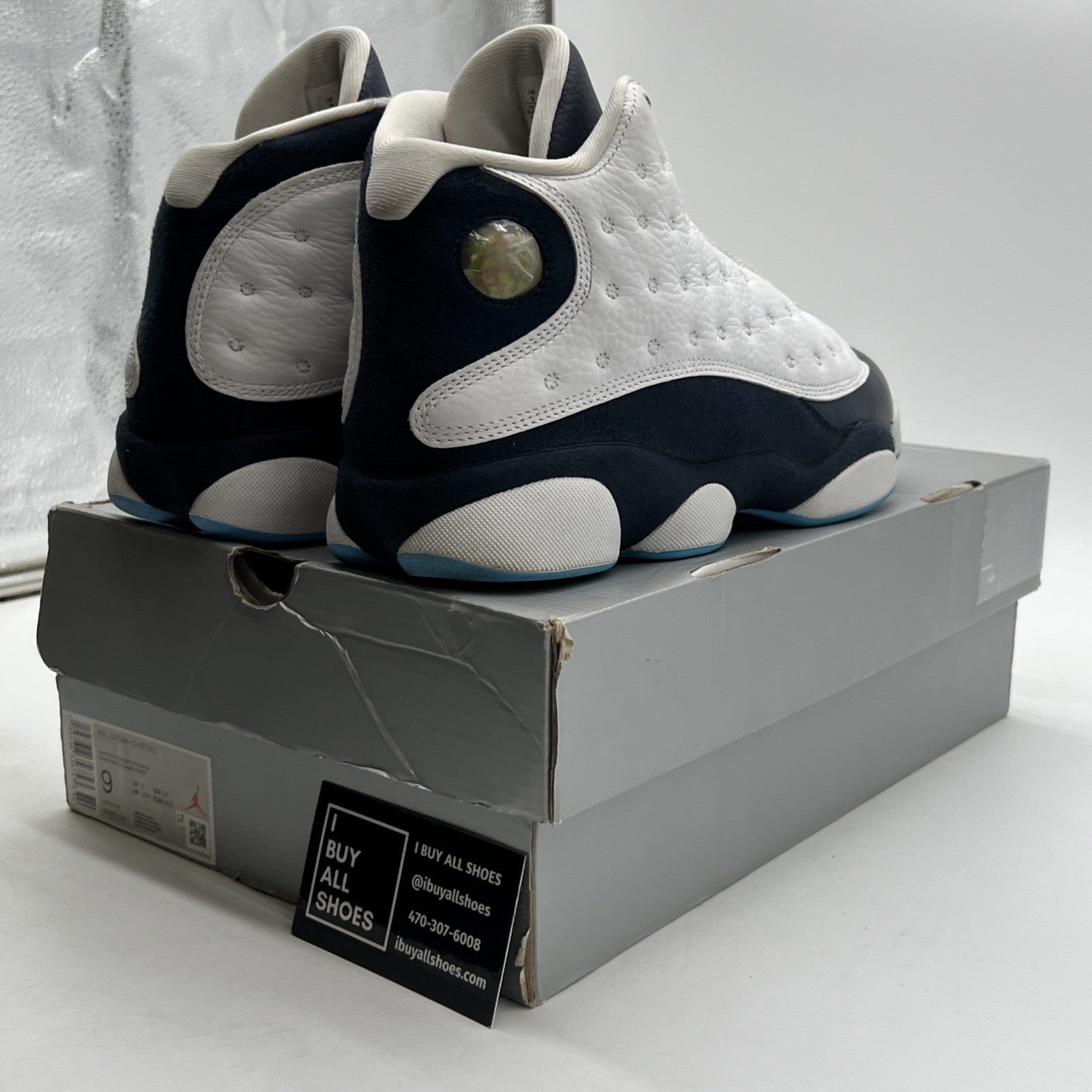 Size 9 - Air Jordan 13 Retro Obsidian (414571-144)