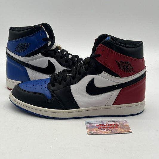 Size 12 - Jordan 1 Retro High OG Top 3 2016 Black White Red Blue (555088-026)