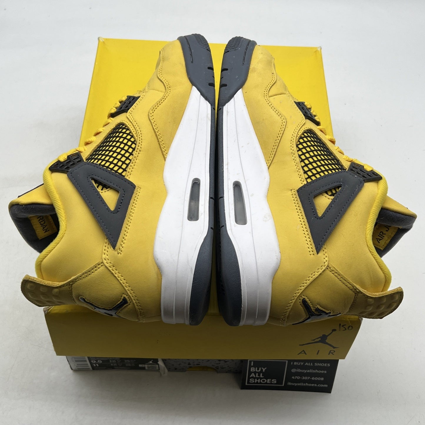 Size 9.5 - Air Jordan 4 Retro Mid Lightning (CT8527-700)