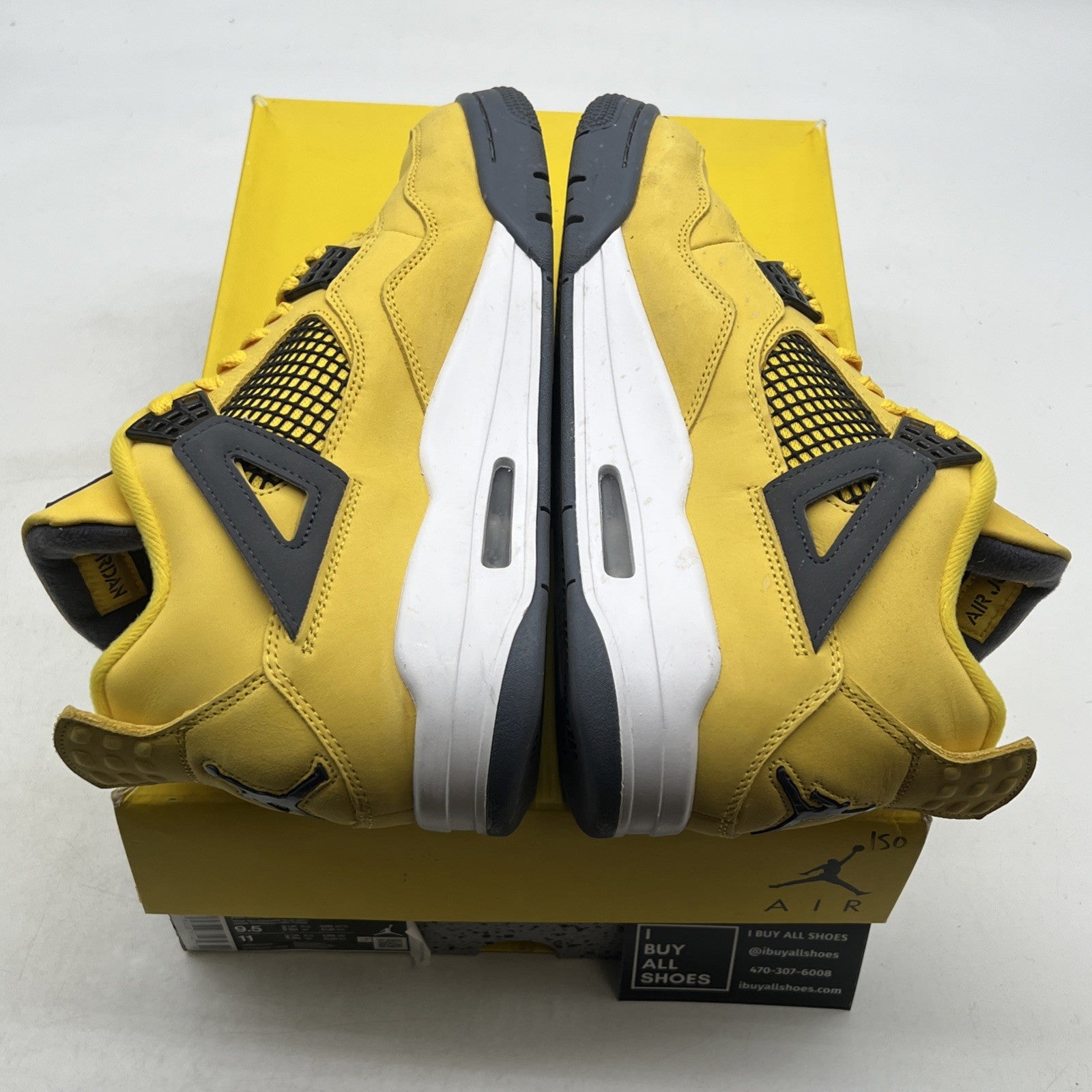 Size 9.5 - Air Jordan 4 Retro Mid Lightning (CT8527-700)