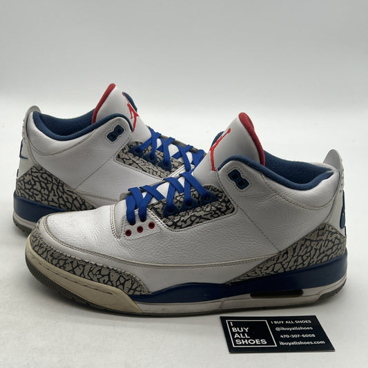Size 12 - Air Jordan 3 Retro OG Mid True Blue (854262-106)