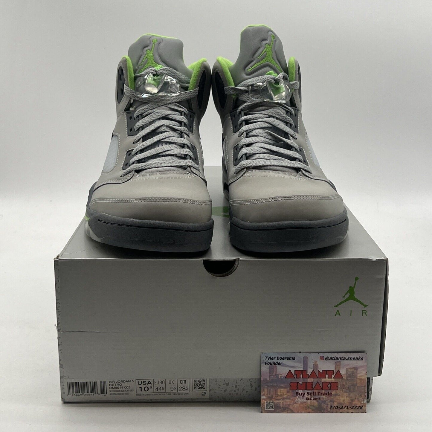 Size 10.5 - Air Jordan 5 Retro Green Bean (DM9014-003)