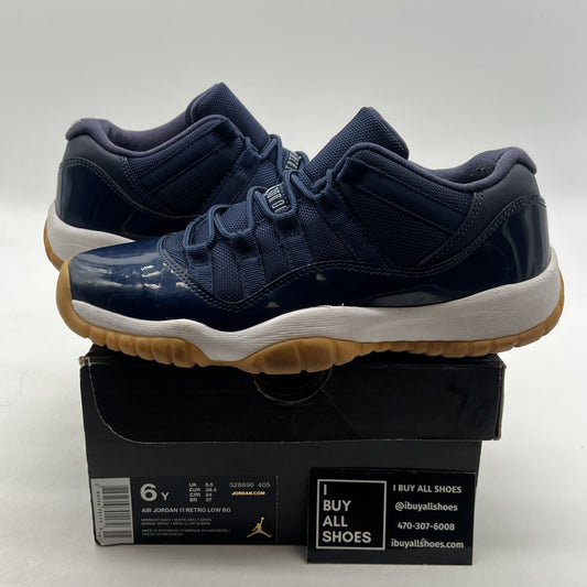 Size 6Y - Air Jordan 11 Retro Mid Navy Gum (528896-405)
