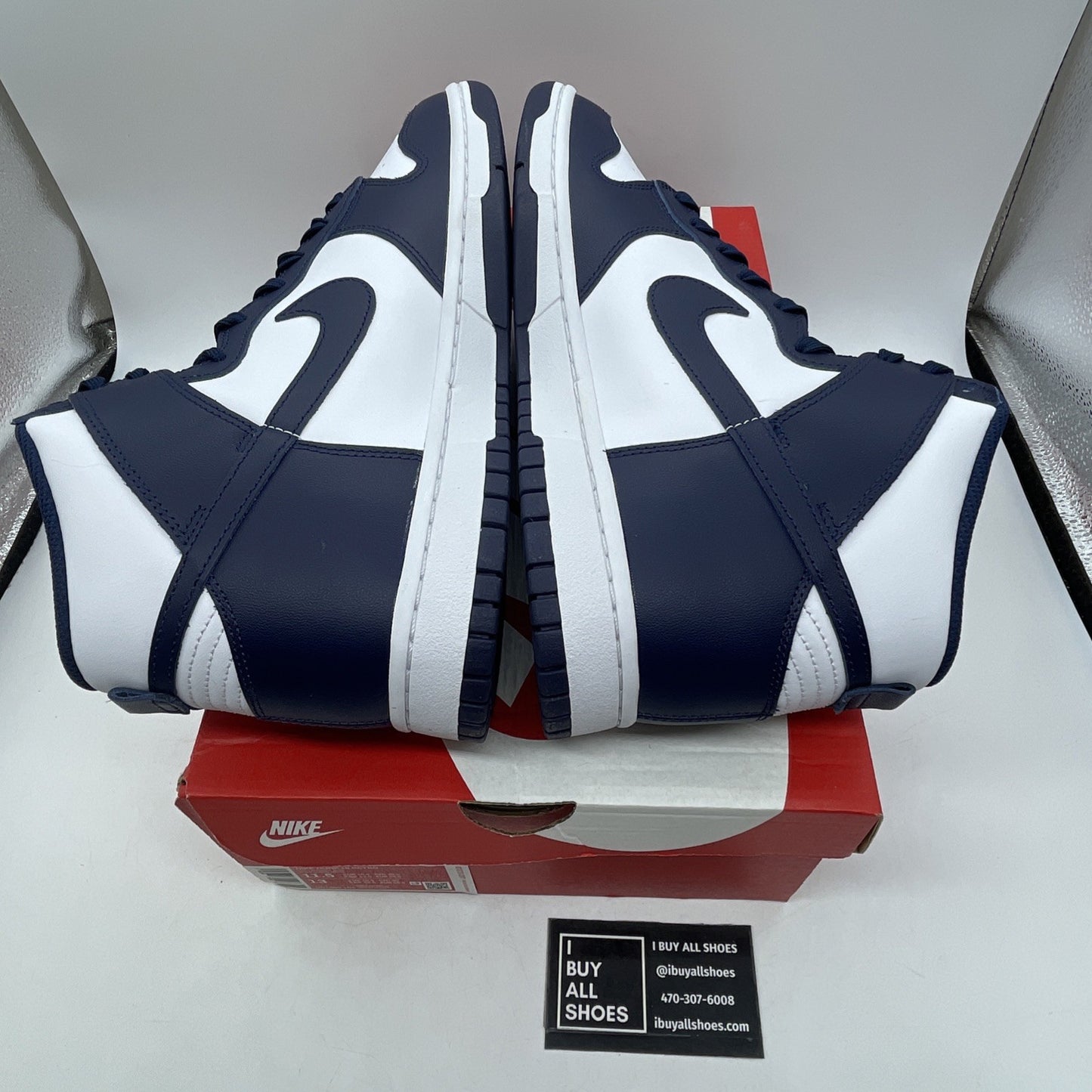 Size 11.5 - Nike Dunk High Midnight Navy (DD1399-104)