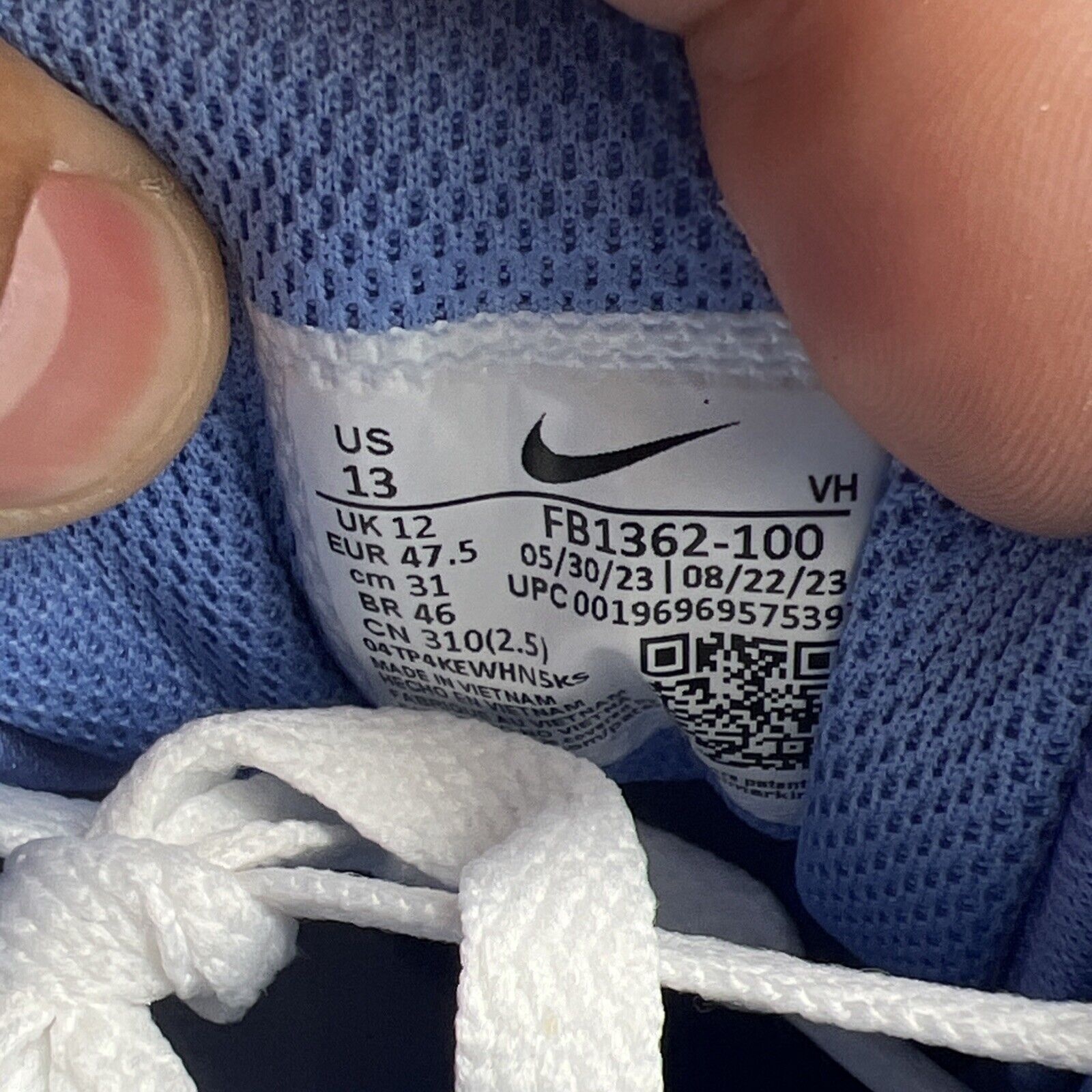 Size 13 - Nike Full Force Low Polar (FB1362-100)