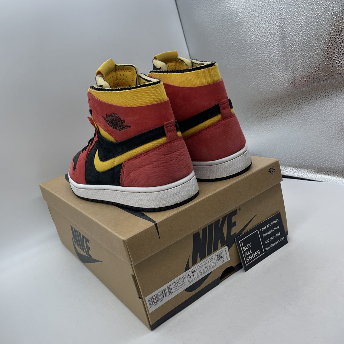 Size 11 - Air Jordan 1 Zoom Comfort High Chile Red (CT0978-006)