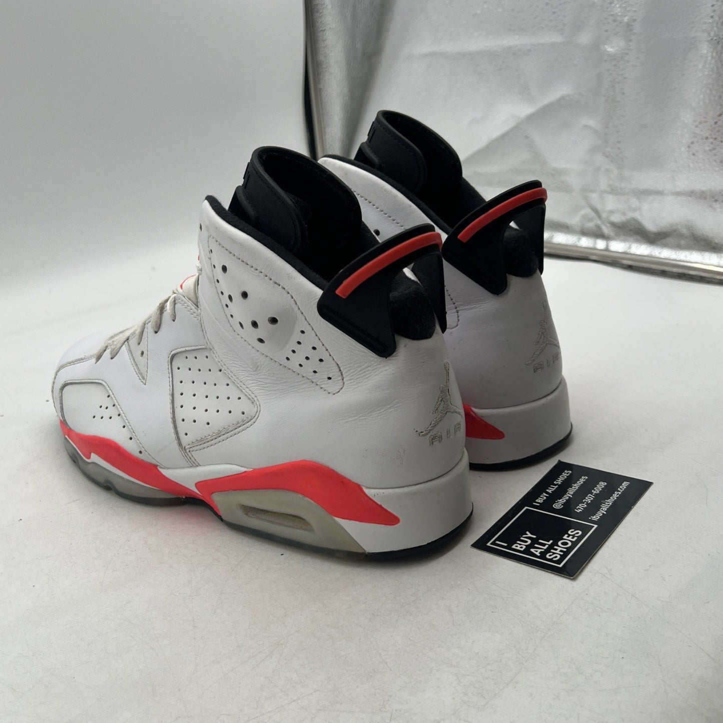Size 11 - Air Jordan 6 Retro 2014 White Infrared (384664-123)