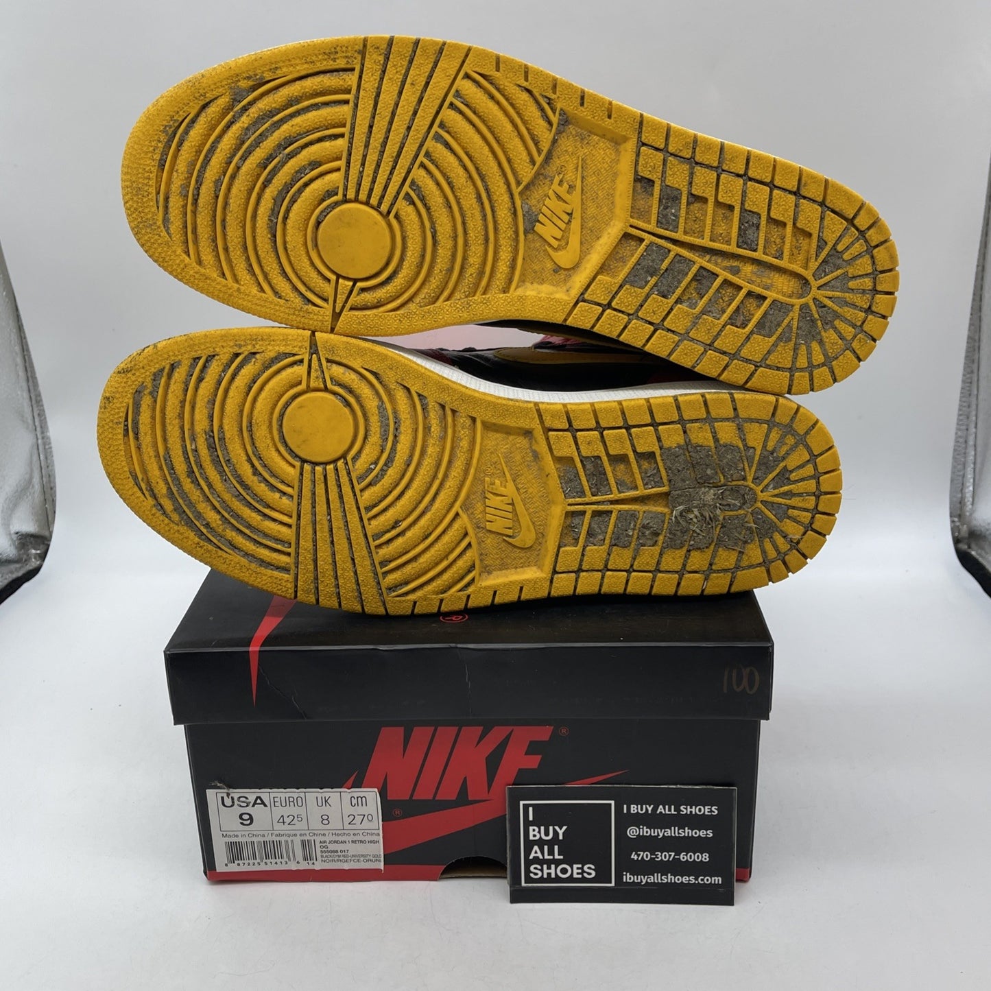 Size 9 - Air Jordan 1 Retro OG High Highlight Reel (555088-017)