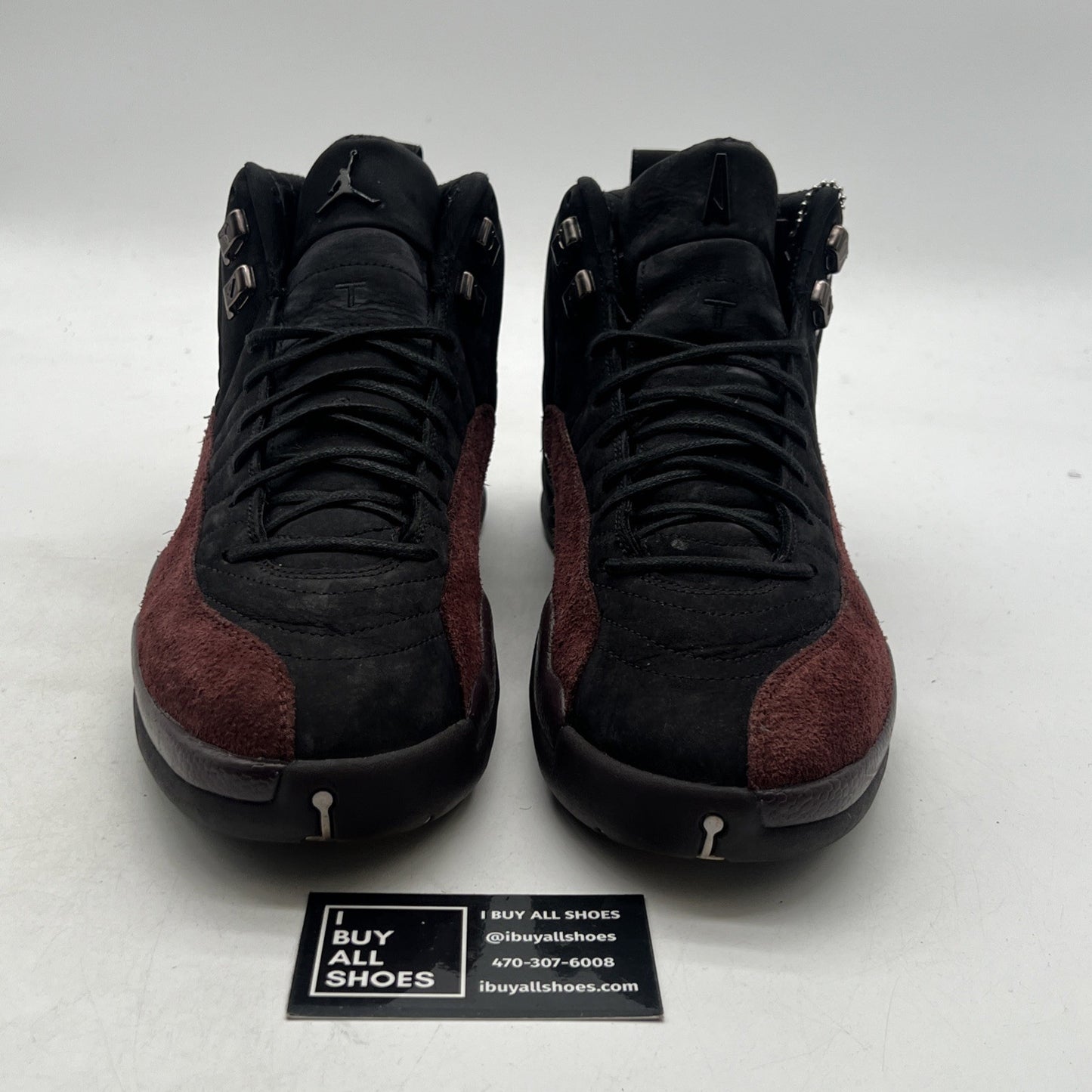 Size 13 - Air Jordan 12 Retro SP x A Ma Maniere Mid Black W (DV6989-001)