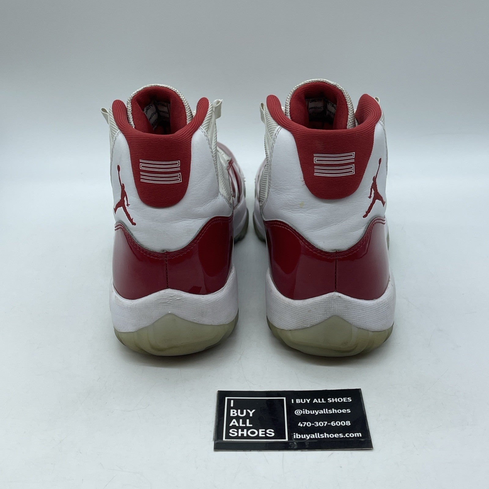 Size 10.5 - Jordan 11 Retro High Cherry White Leather (CT8012-116)