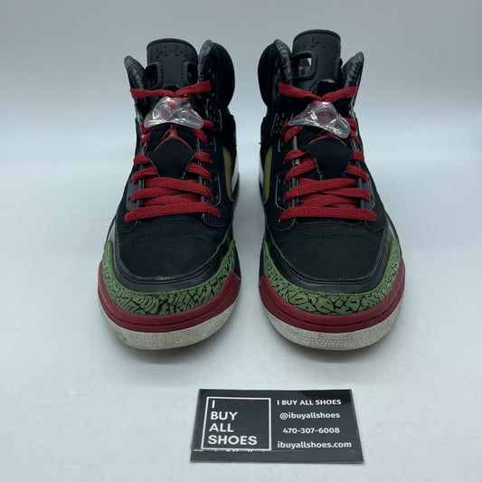 Size 9 - Jordan Spizike 2007 OG Black Grey  Red Suede Leather (315371-061)