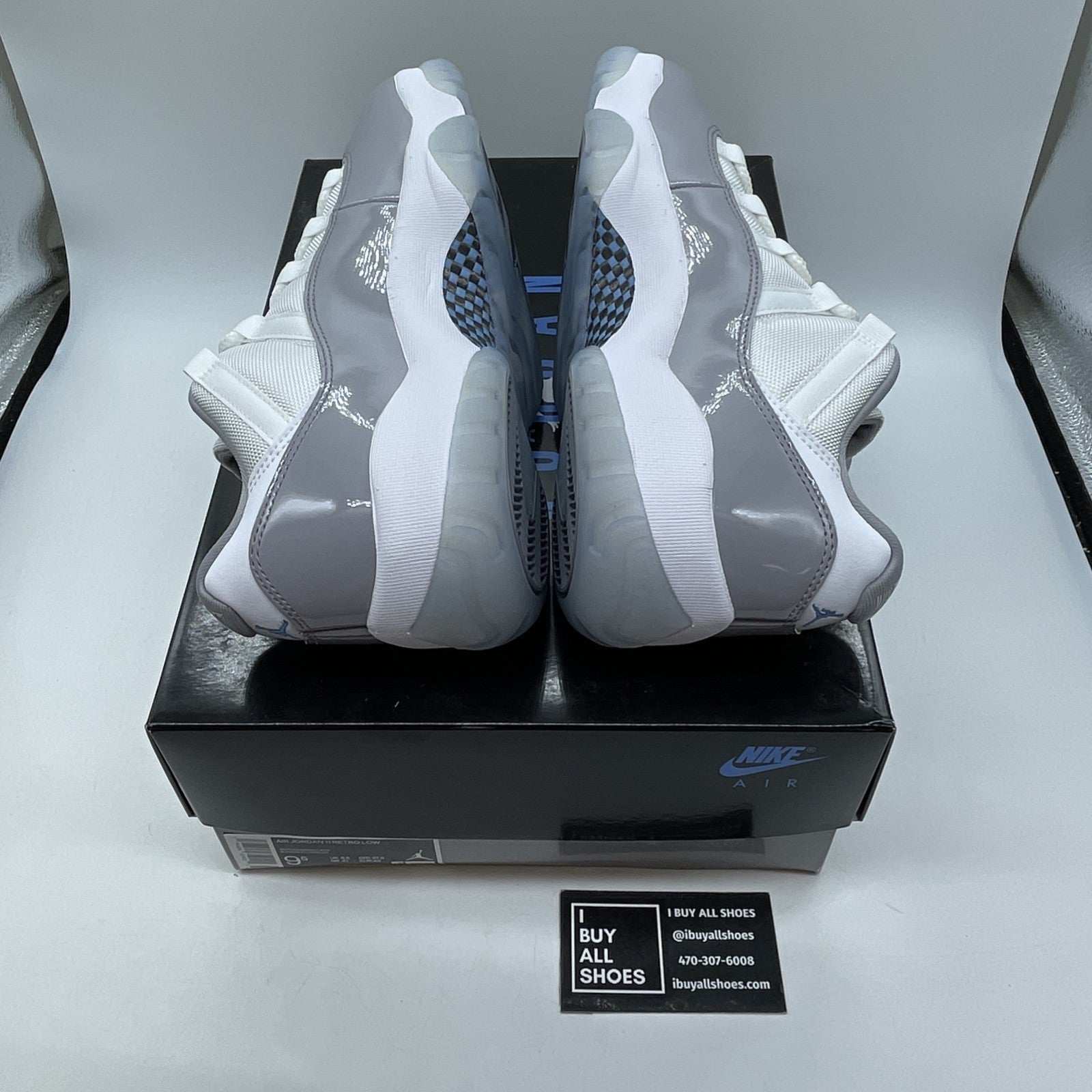 Size 9.5 - Air Jordan 11 Retro Low Cement Grey White Leather (AV2187-140)