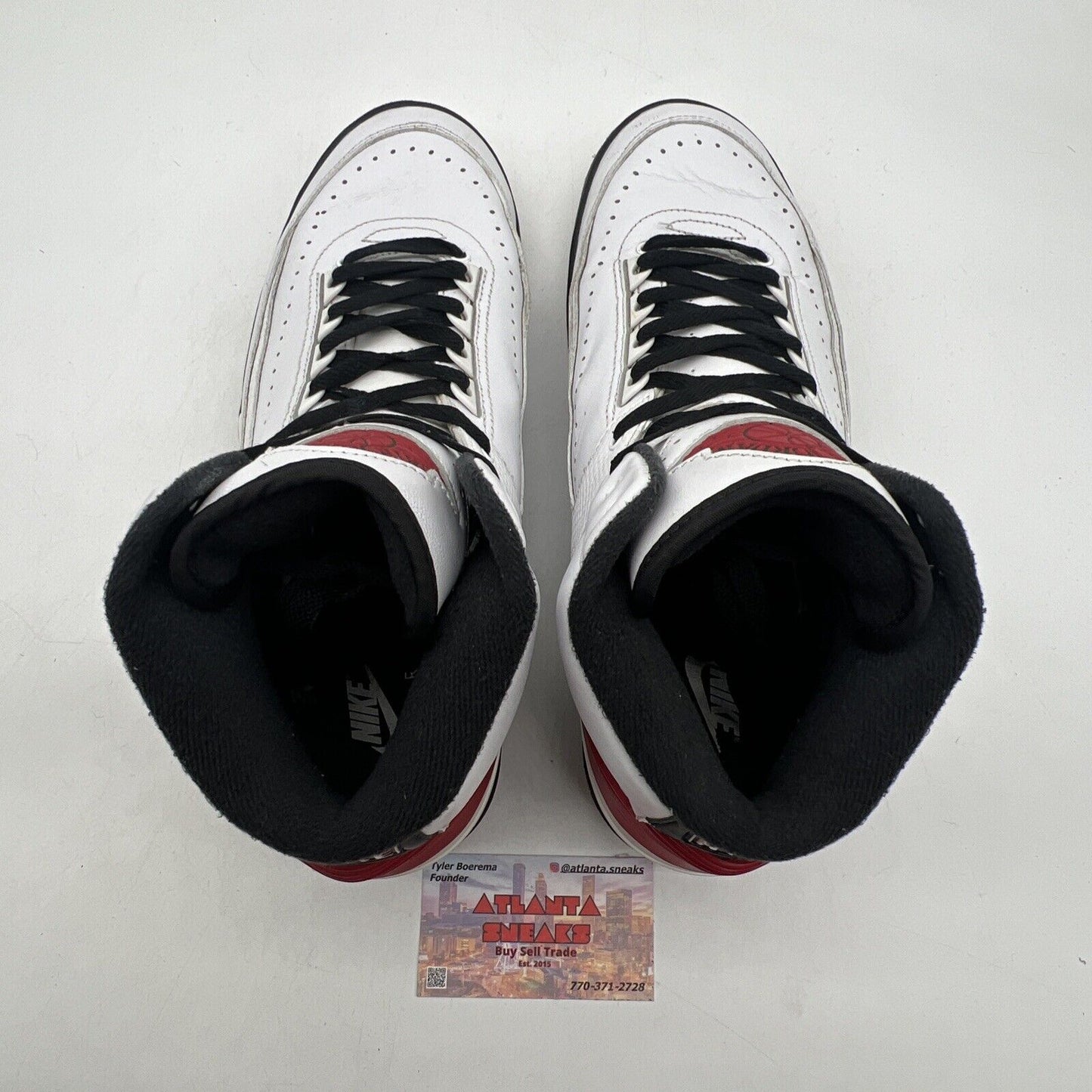 Size 10.5 - Jordan 2 Retro Mid Chicago Black White Red (DX2454-106)