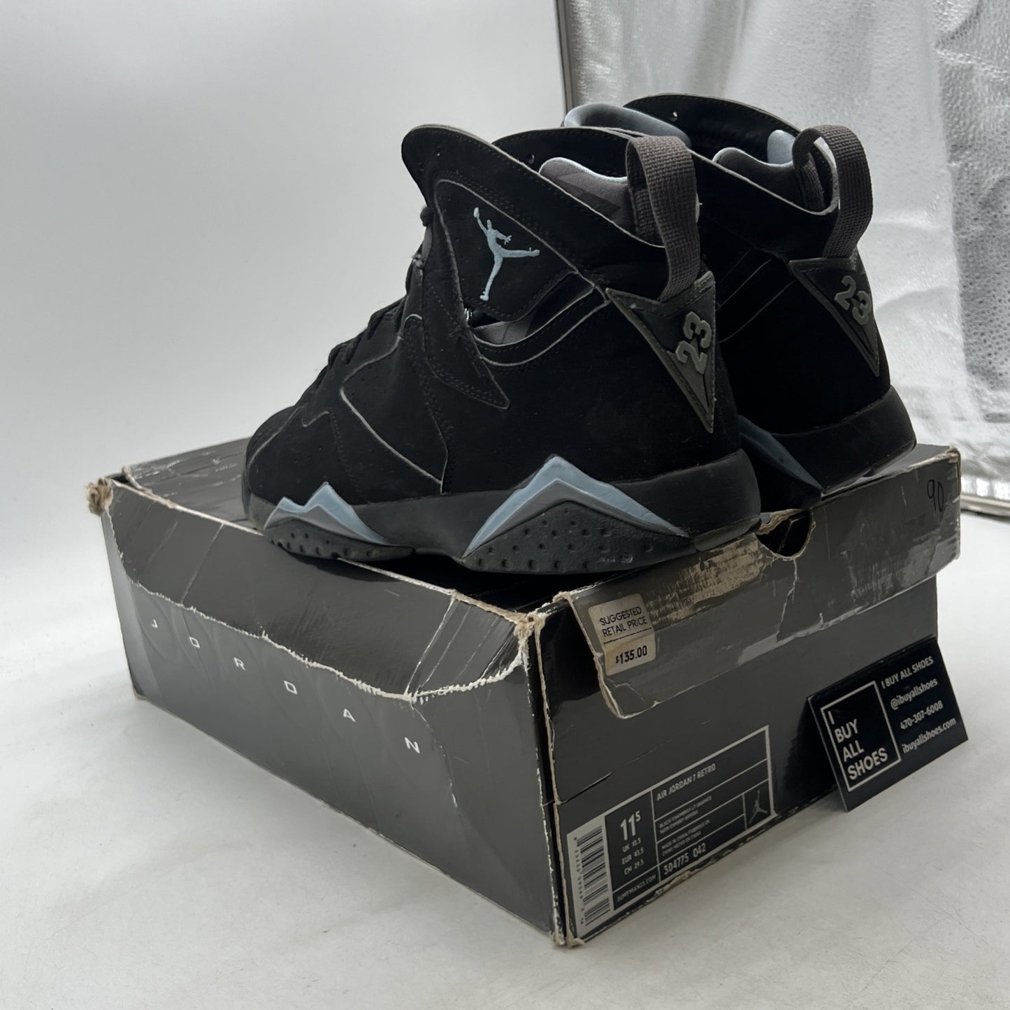 Size 11.5 - Air Jordan 7 Retro 2006 Chambray (304775-042)
