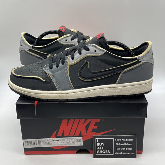 Size 11 - Air Jordan 1 Retro Low OG EX Dark Smoke Gray 2022 (DV0982-006)