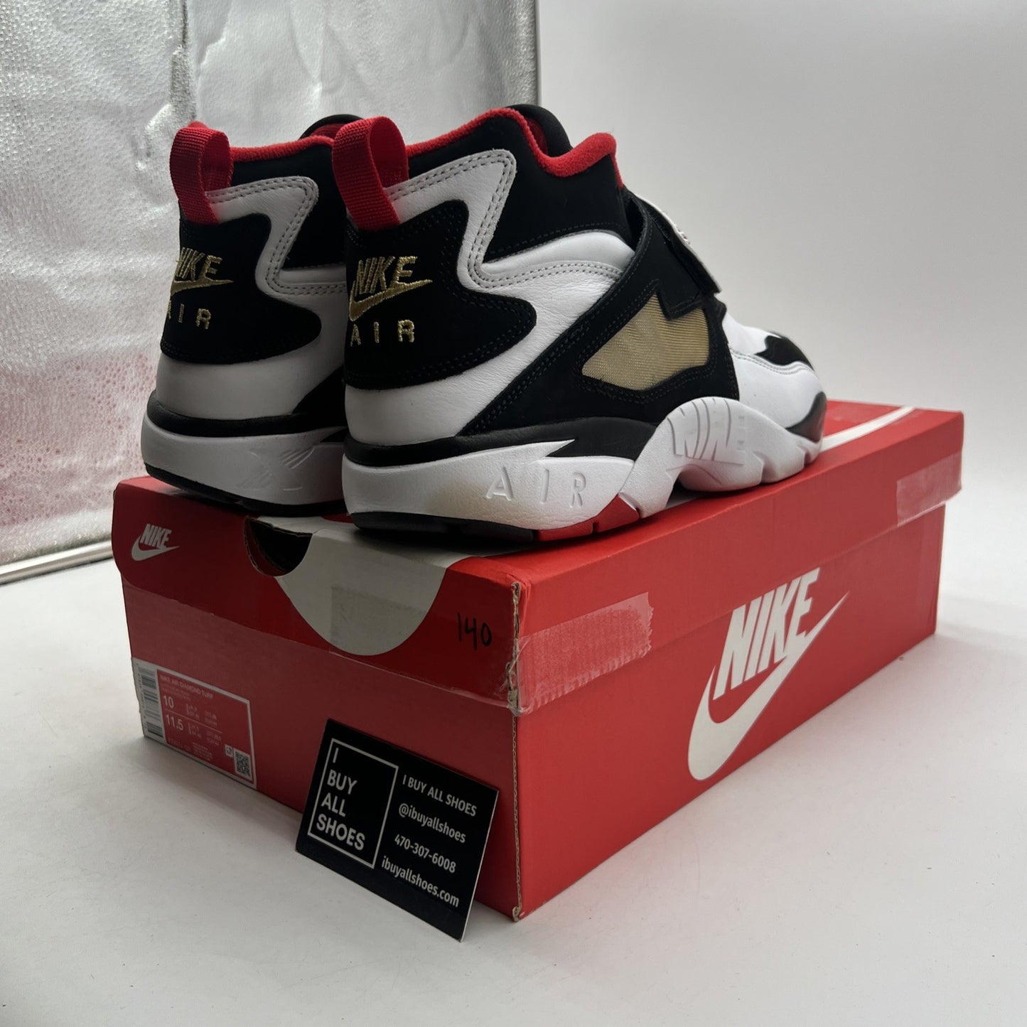 Size 10 - Nike Air Diamond Turf 2025 49ers (FZ8224-100)