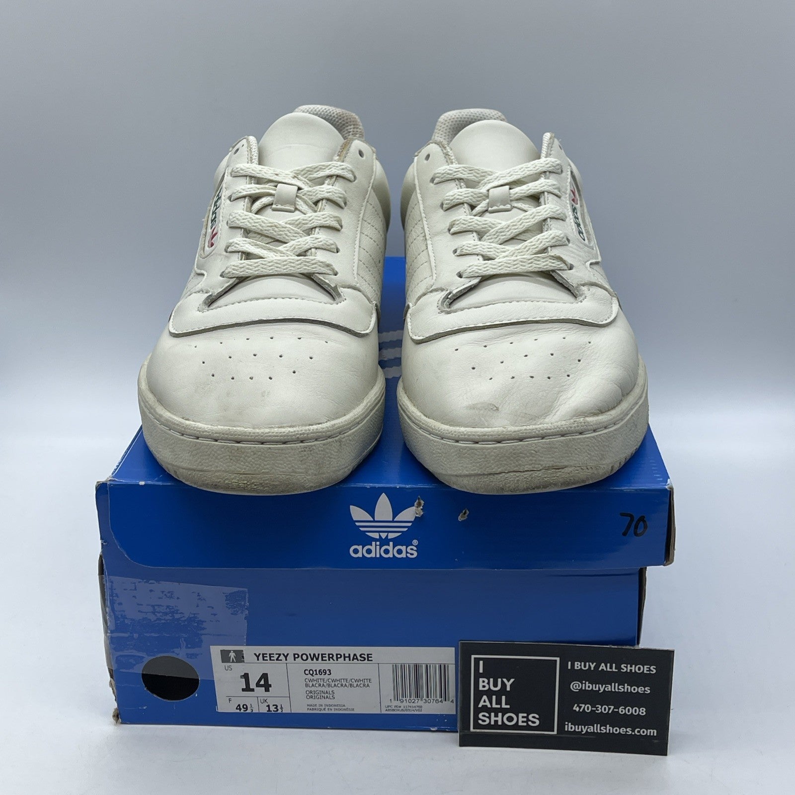 Size 14 - adidas Yeezy PowerPhase Calabasas OG Brown Leather (CQ1693)
